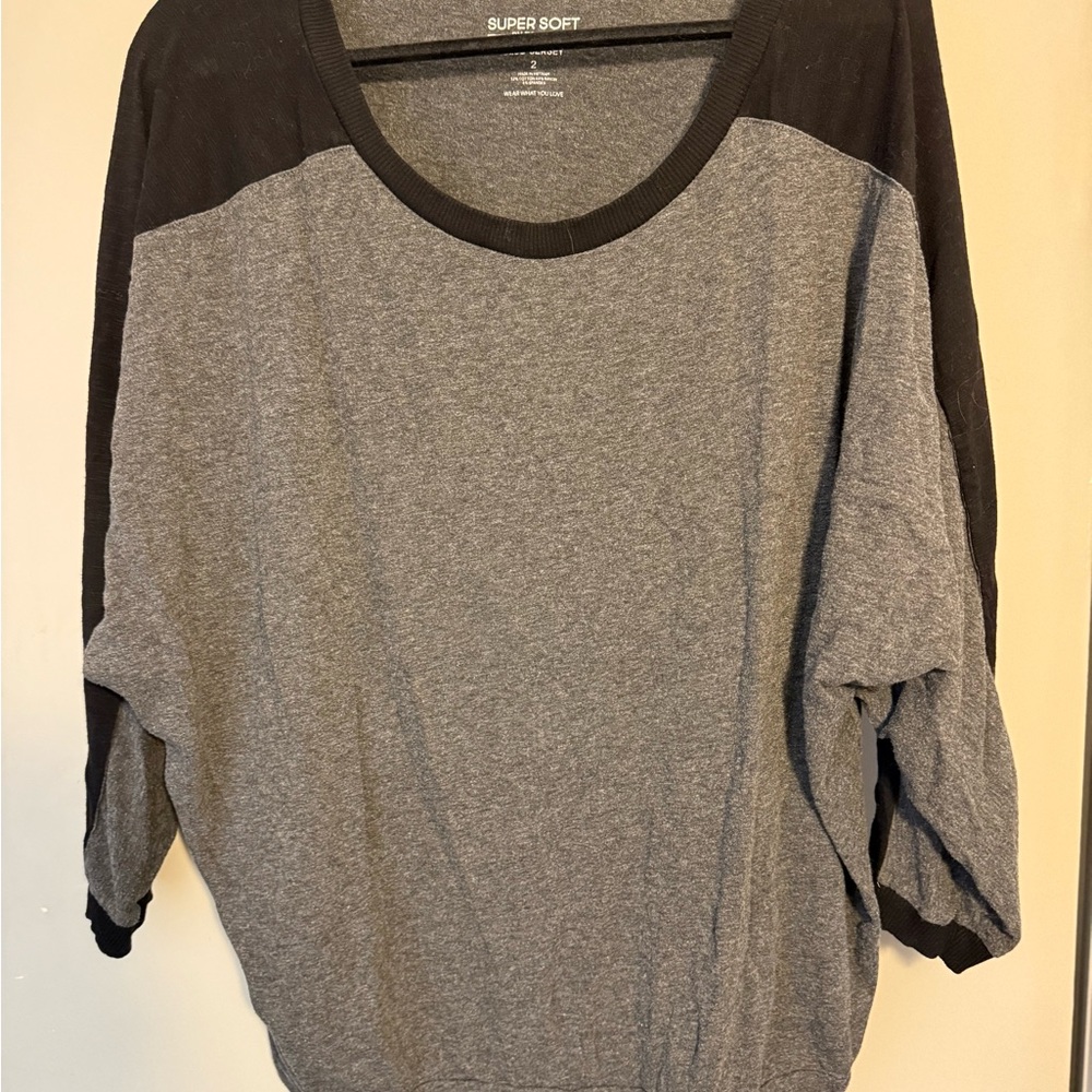 Torrid Super Soft Slub Jersey in Gray